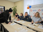 Сотрудник полиции рассказала о трудоустройстве в ОВД в центре занятости на ярмарке трудоустройства